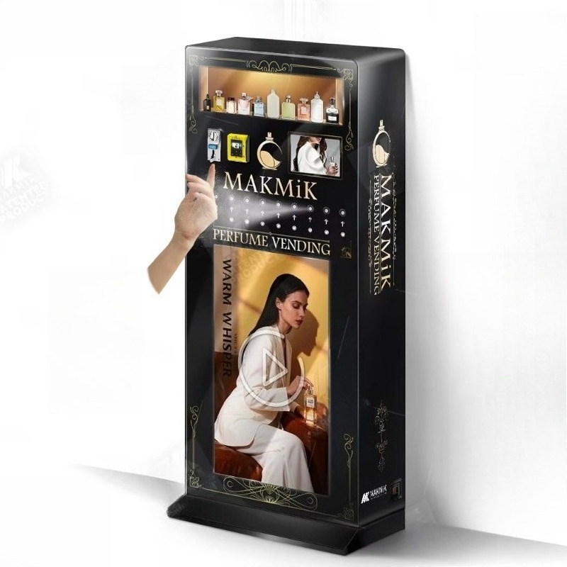 Perfume Fragrance Direct - حامل آلة بيع العطور، الأوراق النقدية