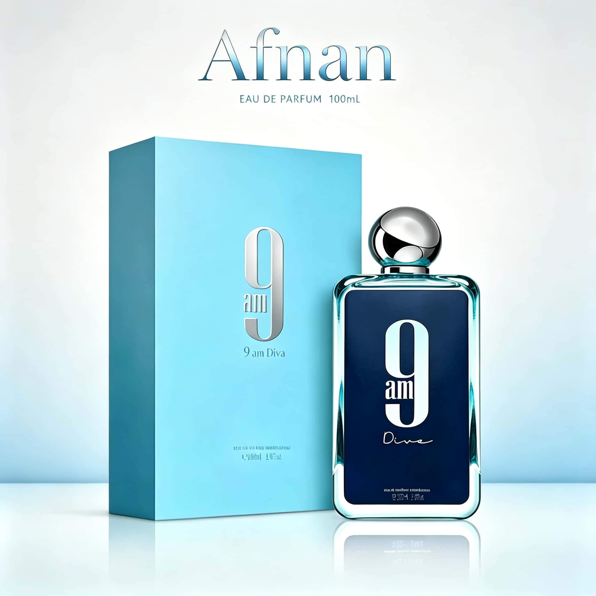 Perfume Fragrance Bottle - عطر أفنان 9am ديفا للجنسين، 100